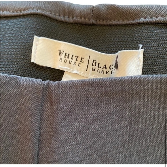 White House Black Market Slim Pant with Side Zip 6 SHORT - Picture 5 of 5
